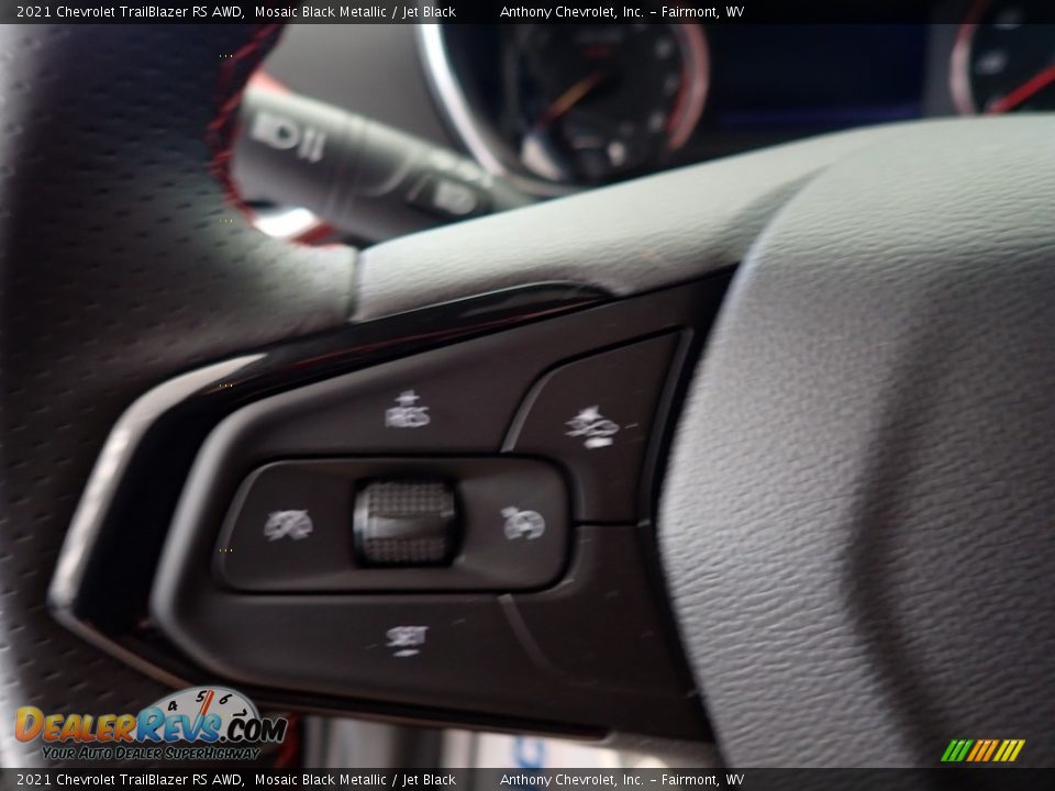 2021 Chevrolet TrailBlazer RS AWD Mosaic Black Metallic / Jet Black Photo #19