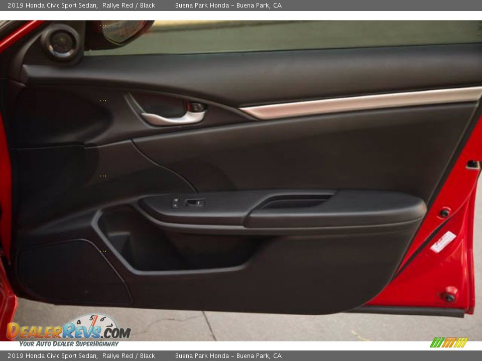 2019 Honda Civic Sport Sedan Rallye Red / Black Photo #30