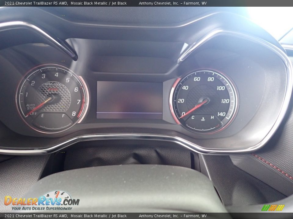 2021 Chevrolet TrailBlazer RS AWD Mosaic Black Metallic / Jet Black Photo #20