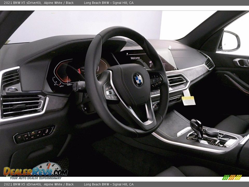 2021 BMW X5 sDrive40i Alpine White / Black Photo #7