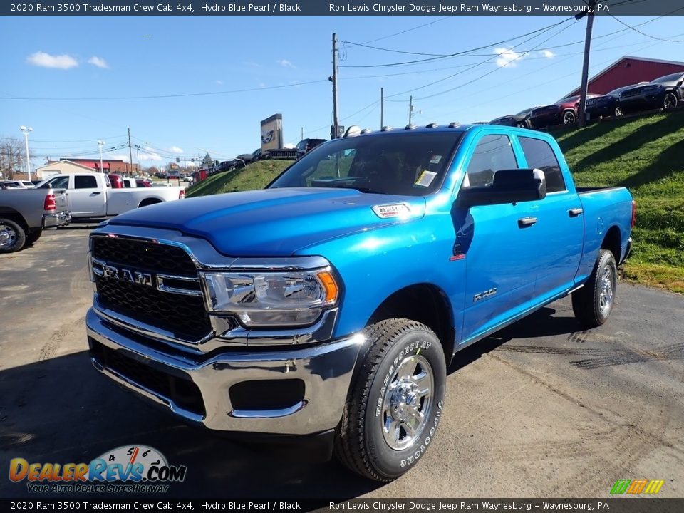 2020 Ram 3500 Tradesman Crew Cab 4x4 Hydro Blue Pearl / Black Photo #1