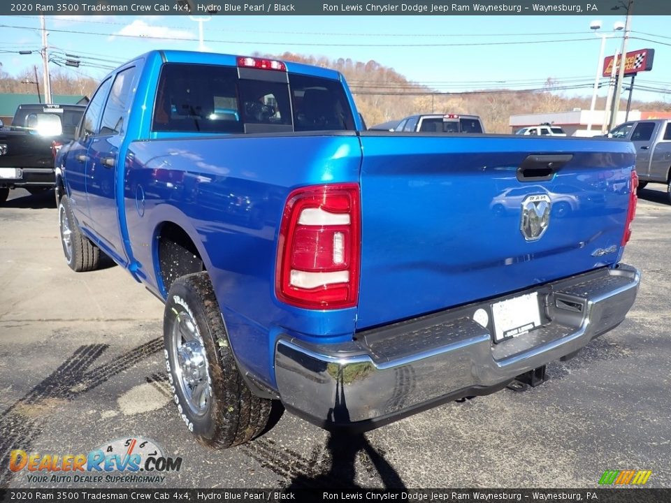 2020 Ram 3500 Tradesman Crew Cab 4x4 Hydro Blue Pearl / Black Photo #3