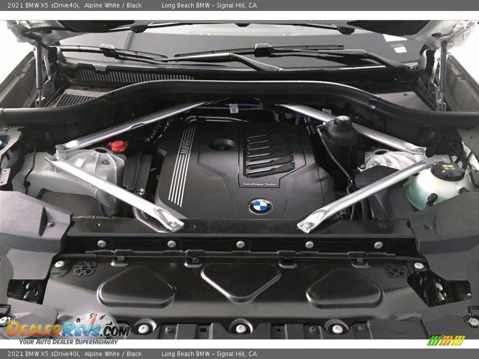 2021 BMW X5 sDrive40i Alpine White / Black Photo #10