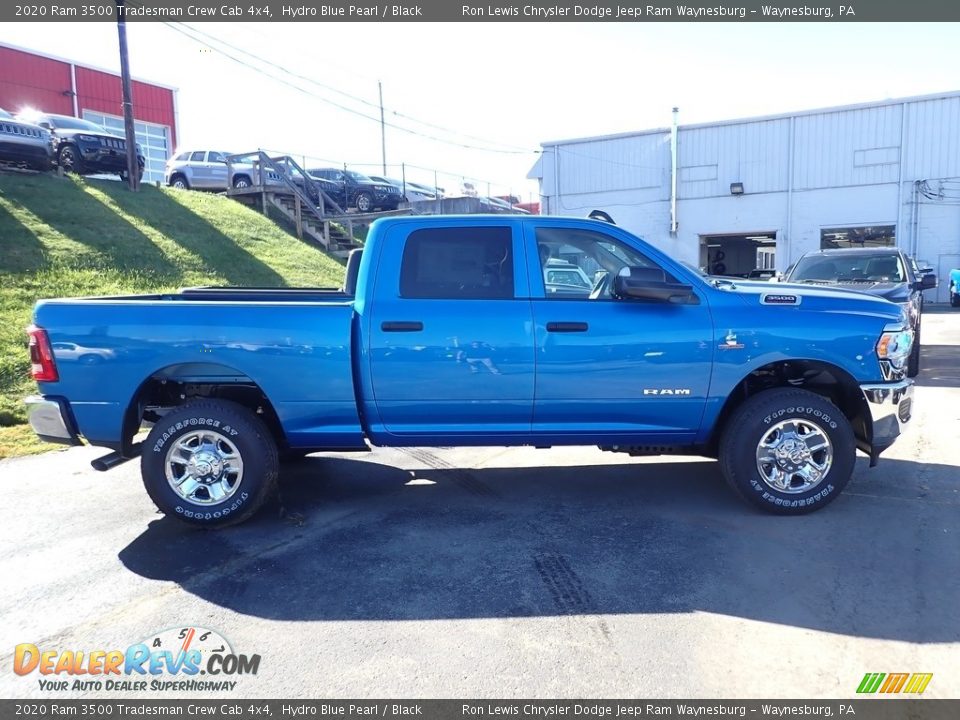 2020 Ram 3500 Tradesman Crew Cab 4x4 Hydro Blue Pearl / Black Photo #6