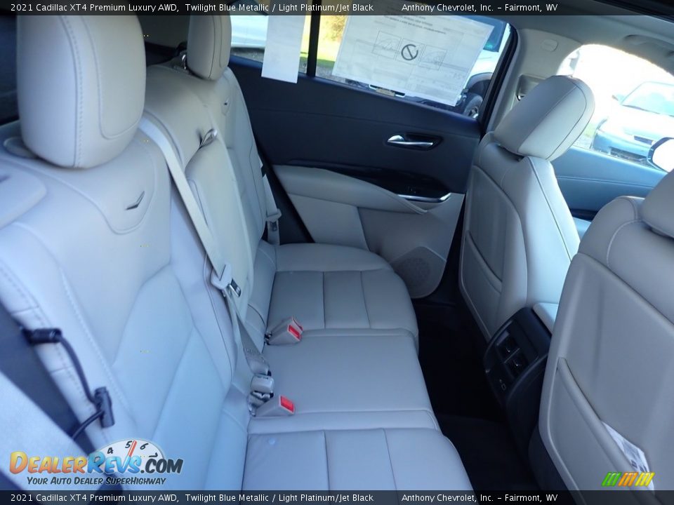 2021 Cadillac XT4 Premium Luxury AWD Twilight Blue Metallic / Light Platinum/Jet Black Photo #7