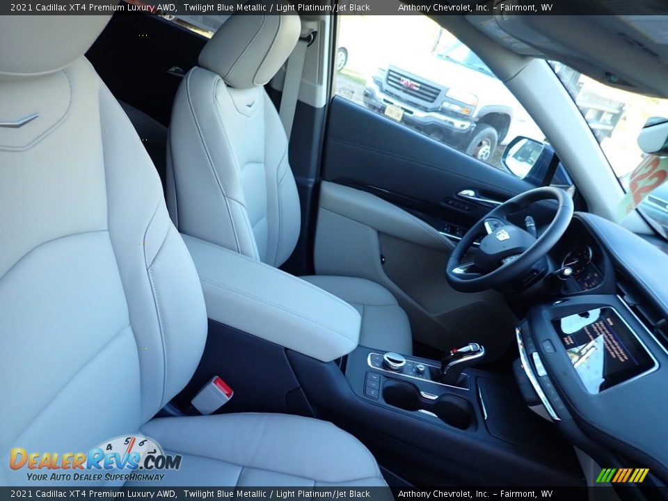 2021 Cadillac XT4 Premium Luxury AWD Twilight Blue Metallic / Light Platinum/Jet Black Photo #8