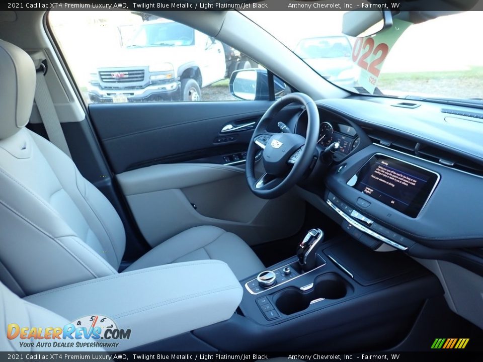 2021 Cadillac XT4 Premium Luxury AWD Twilight Blue Metallic / Light Platinum/Jet Black Photo #9