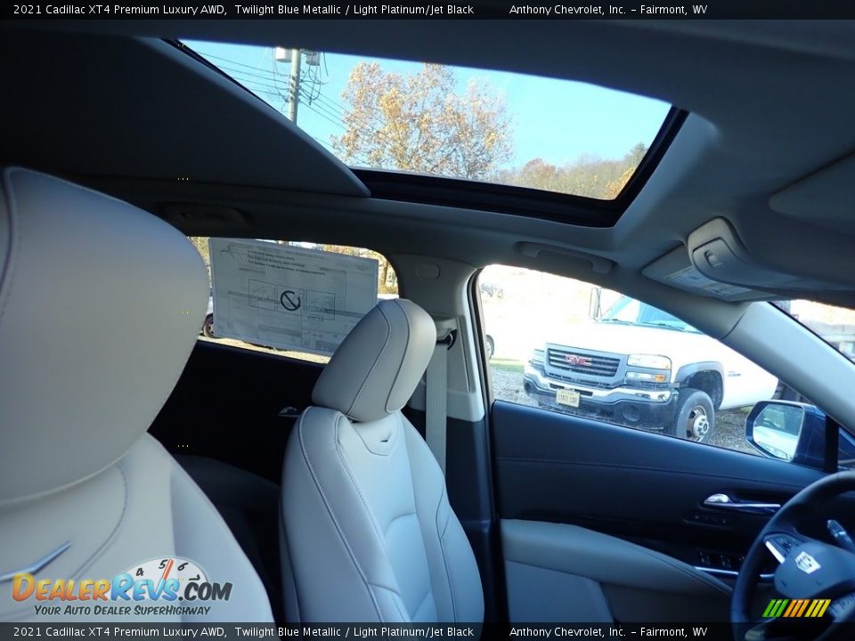2021 Cadillac XT4 Premium Luxury AWD Twilight Blue Metallic / Light Platinum/Jet Black Photo #10