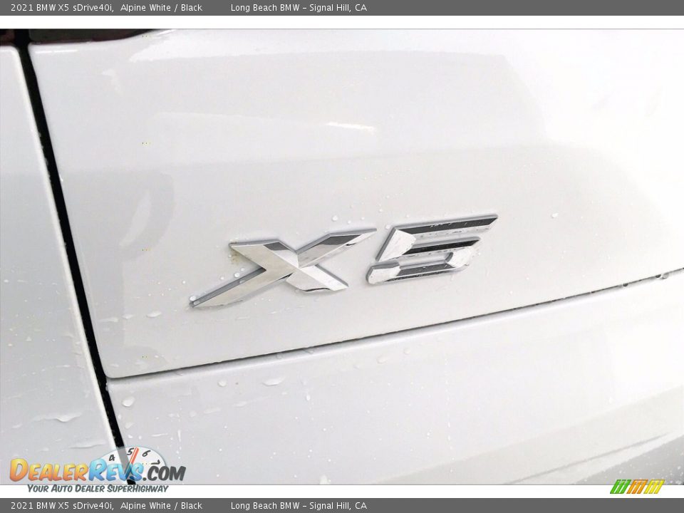 2021 BMW X5 sDrive40i Alpine White / Black Photo #16