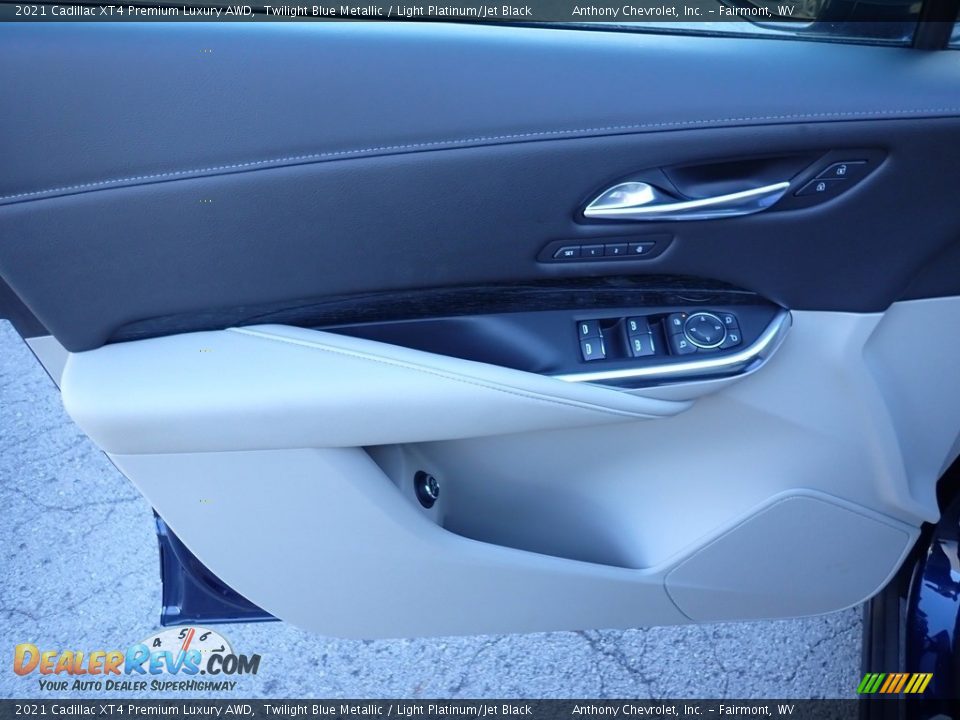 2021 Cadillac XT4 Premium Luxury AWD Twilight Blue Metallic / Light Platinum/Jet Black Photo #12