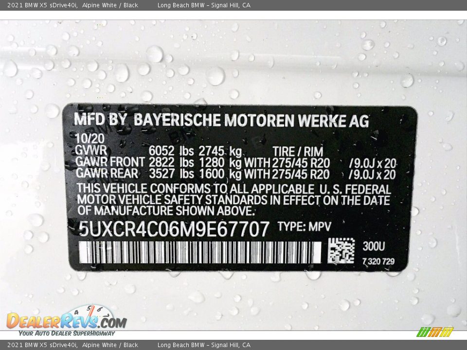 2021 BMW X5 sDrive40i Alpine White / Black Photo #18