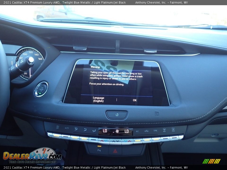 2021 Cadillac XT4 Premium Luxury AWD Twilight Blue Metallic / Light Platinum/Jet Black Photo #14