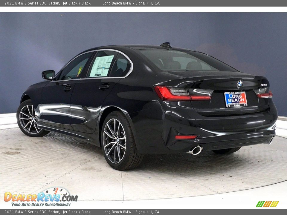 2021 BMW 3 Series 330i Sedan Jet Black / Black Photo #3