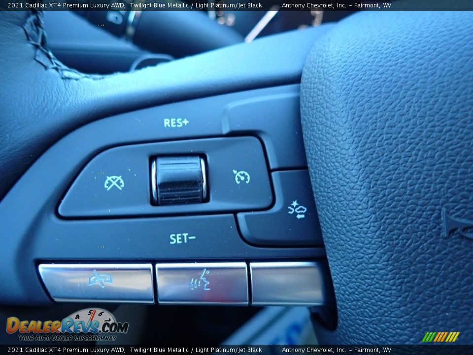 2021 Cadillac XT4 Premium Luxury AWD Twilight Blue Metallic / Light Platinum/Jet Black Photo #17