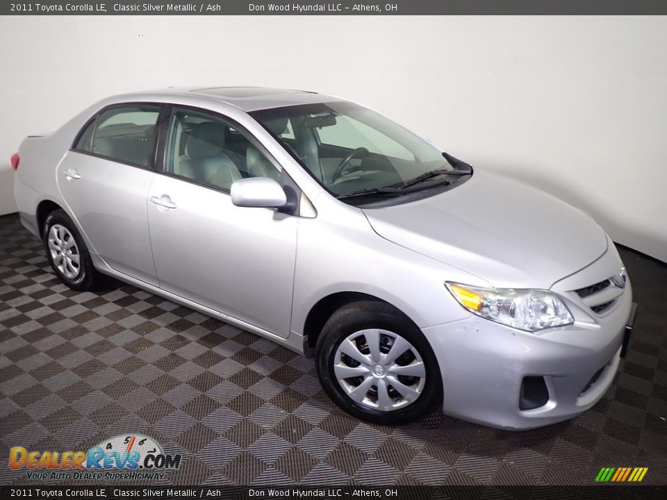 2011 Toyota Corolla LE Classic Silver Metallic / Ash Photo #2