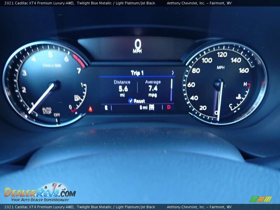 2021 Cadillac XT4 Premium Luxury AWD Twilight Blue Metallic / Light Platinum/Jet Black Photo #18