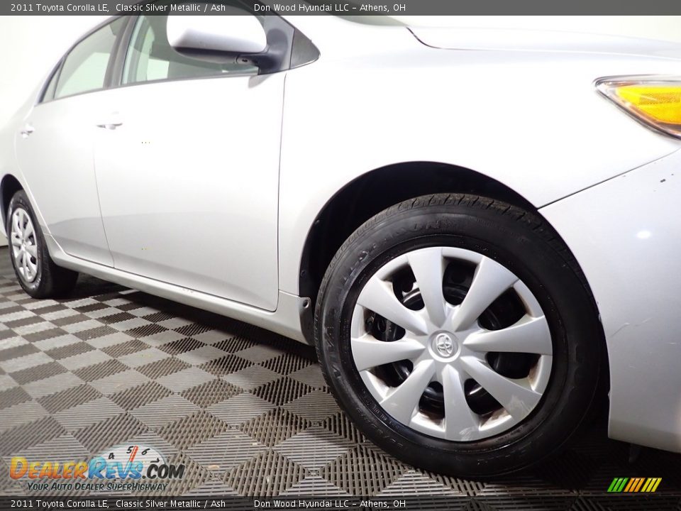 2011 Toyota Corolla LE Classic Silver Metallic / Ash Photo #3