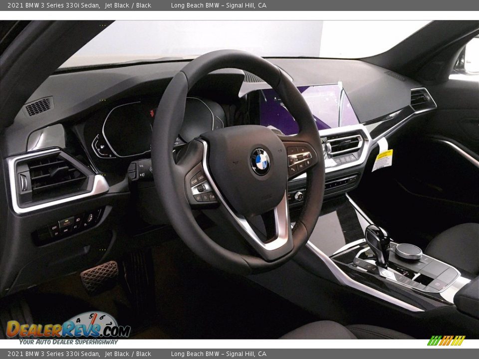 2021 BMW 3 Series 330i Sedan Jet Black / Black Photo #7