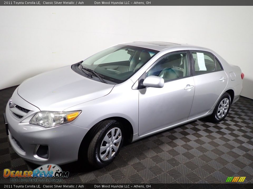 2011 Toyota Corolla LE Classic Silver Metallic / Ash Photo #7