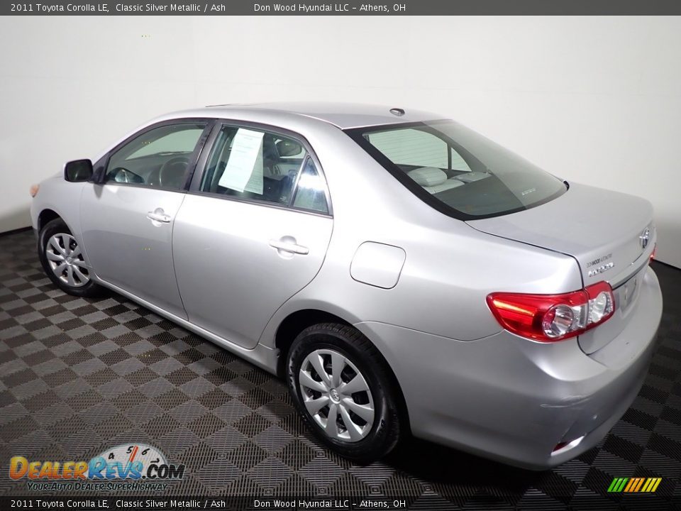 2011 Toyota Corolla LE Classic Silver Metallic / Ash Photo #9