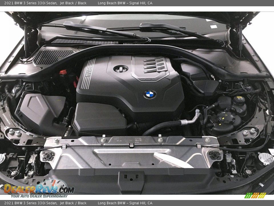 2021 BMW 3 Series 330i Sedan Jet Black / Black Photo #10