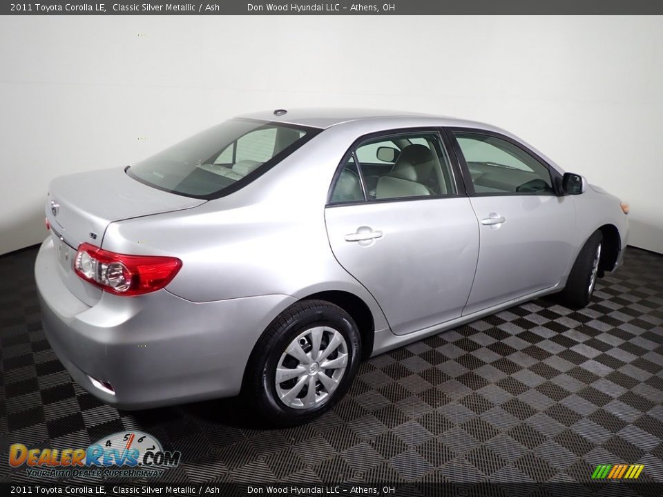 2011 Toyota Corolla LE Classic Silver Metallic / Ash Photo #14