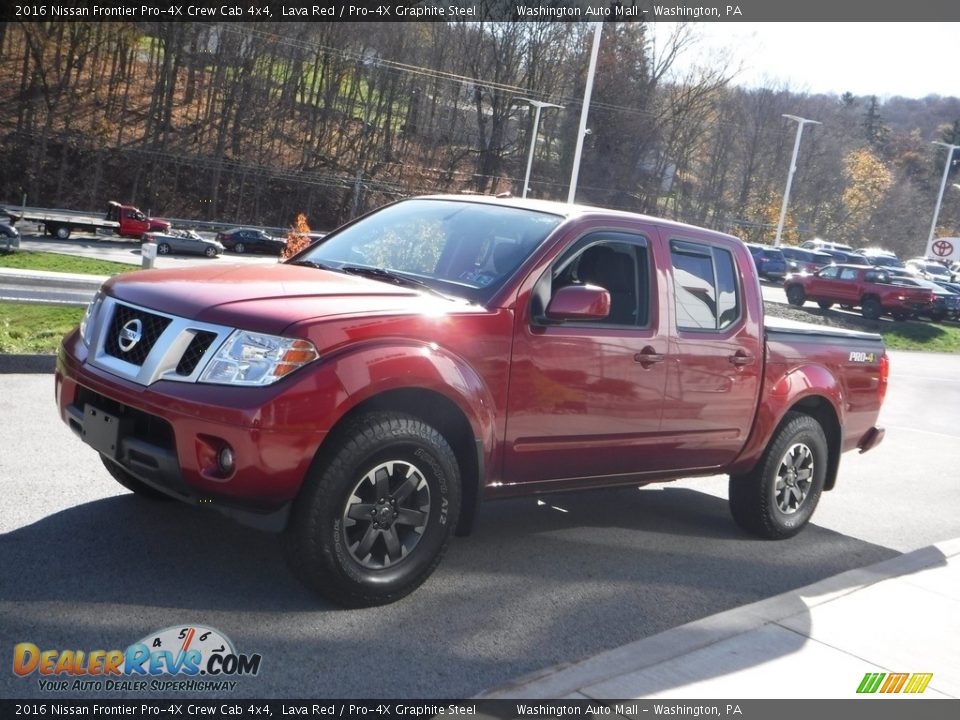 Lava Red 2016 Nissan Frontier Pro-4X Crew Cab 4x4 Photo #11