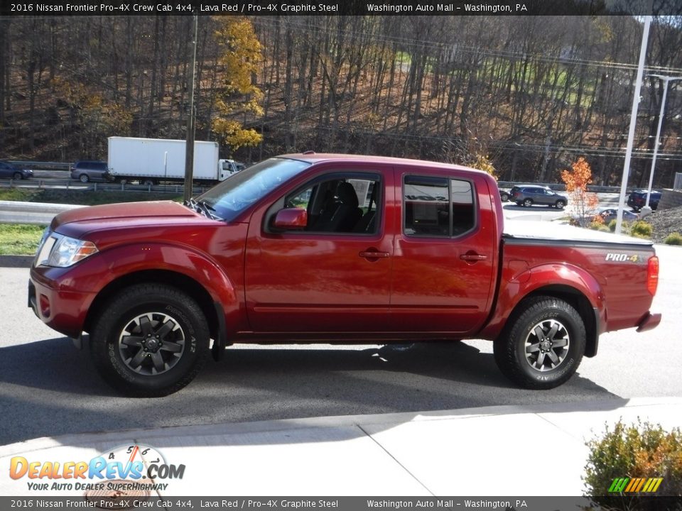 Lava Red 2016 Nissan Frontier Pro-4X Crew Cab 4x4 Photo #12