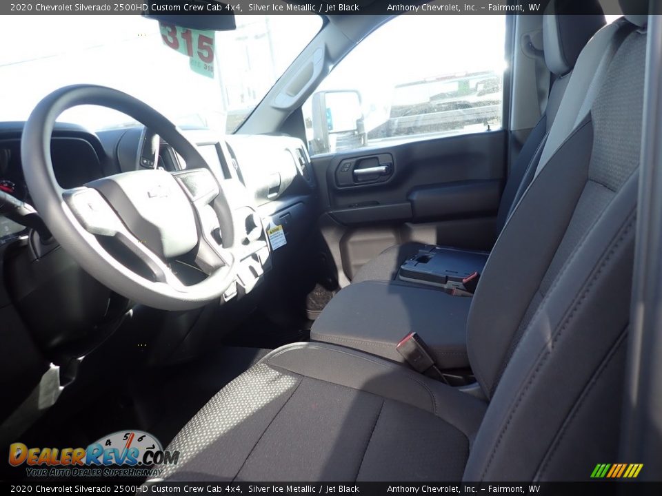 2020 Chevrolet Silverado 2500HD Custom Crew Cab 4x4 Silver Ice Metallic / Jet Black Photo #11