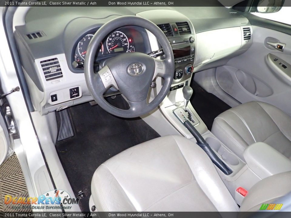 2011 Toyota Corolla LE Classic Silver Metallic / Ash Photo #18