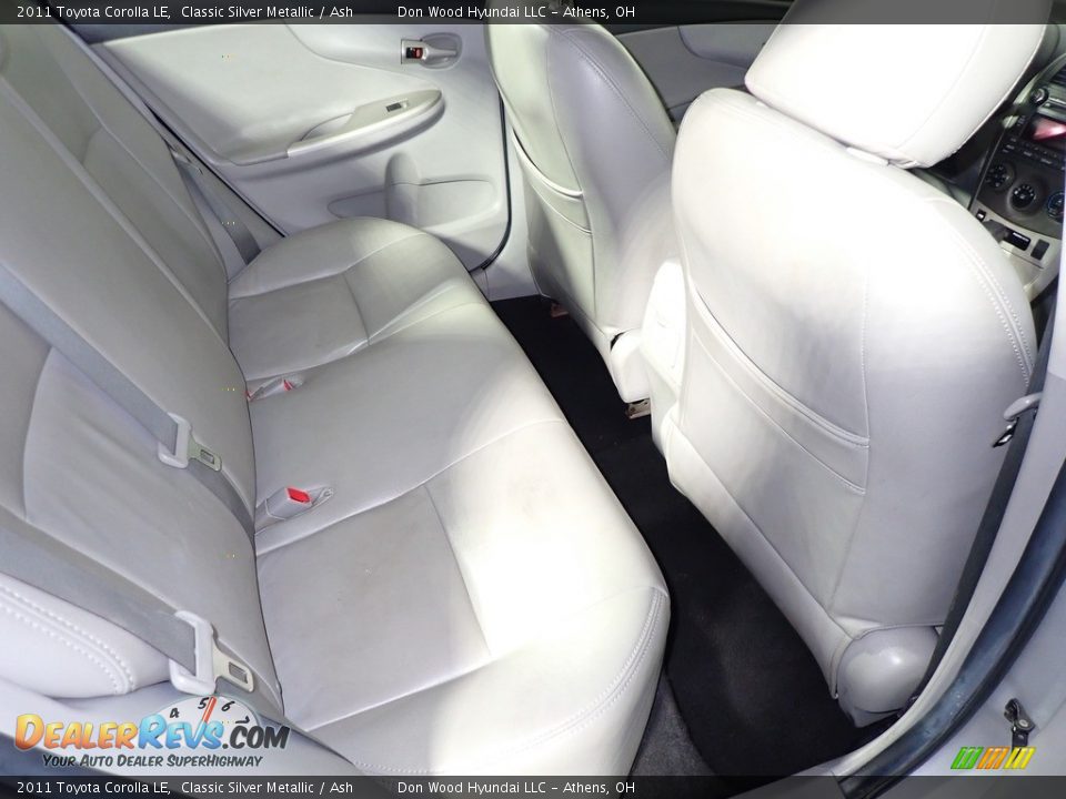 2011 Toyota Corolla LE Classic Silver Metallic / Ash Photo #23