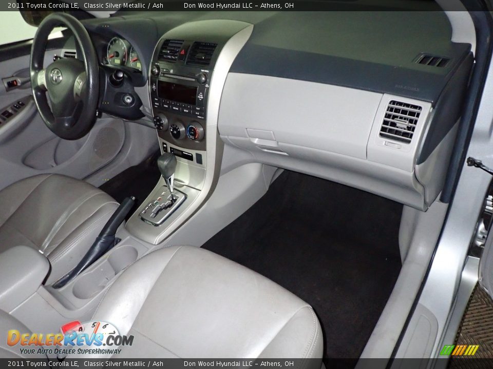 2011 Toyota Corolla LE Classic Silver Metallic / Ash Photo #26