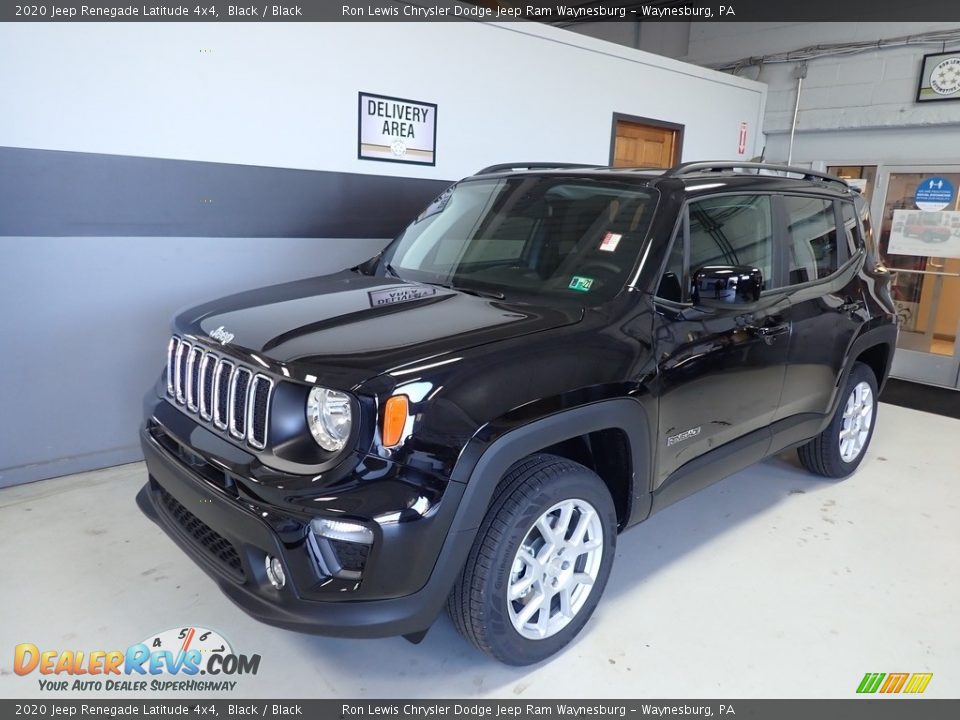 2020 Jeep Renegade Latitude 4x4 Black / Black Photo #1