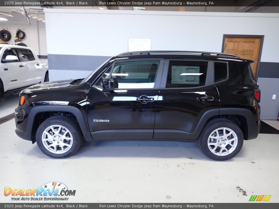 2020 Jeep Renegade Latitude 4x4 Black / Black Photo #3