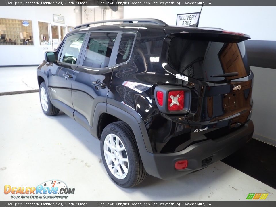 2020 Jeep Renegade Latitude 4x4 Black / Black Photo #4