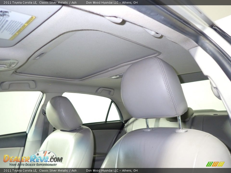 2011 Toyota Corolla LE Classic Silver Metallic / Ash Photo #31
