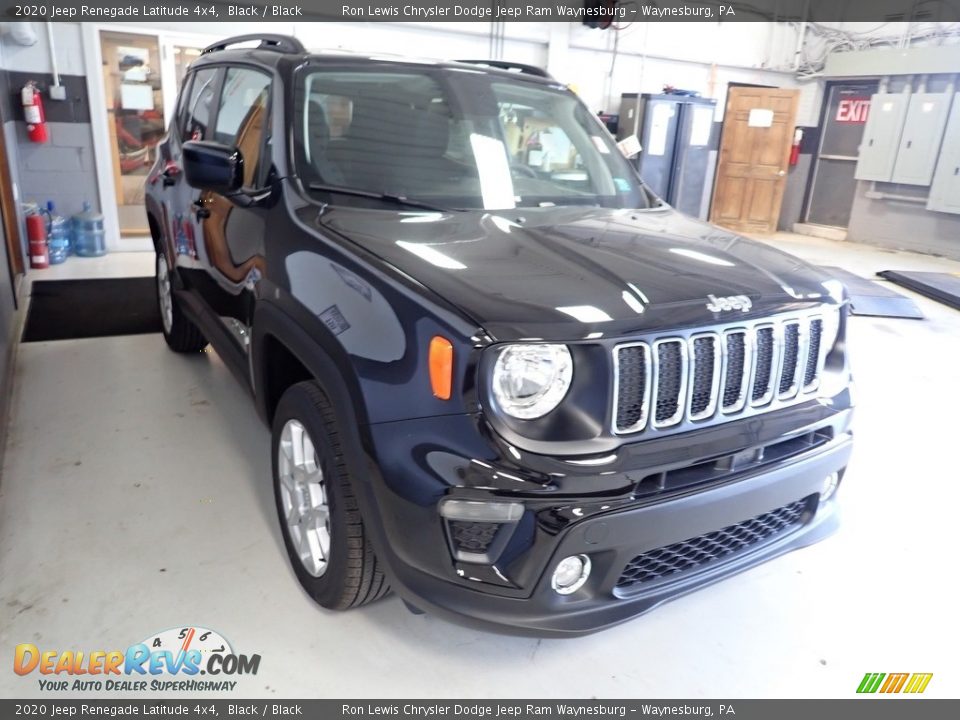 2020 Jeep Renegade Latitude 4x4 Black / Black Photo #7