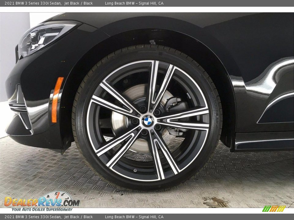 2021 BMW 3 Series 330i Sedan Jet Black / Black Photo #12