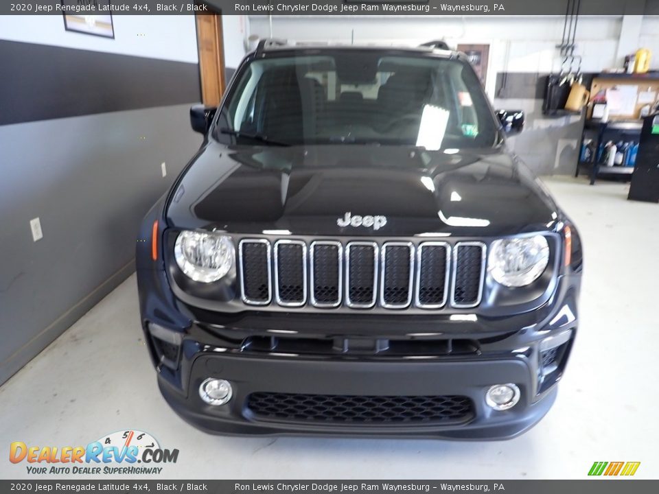 2020 Jeep Renegade Latitude 4x4 Black / Black Photo #8