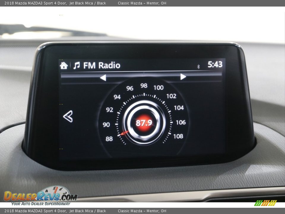 2018 Mazda MAZDA3 Sport 4 Door Jet Black Mica / Black Photo #11