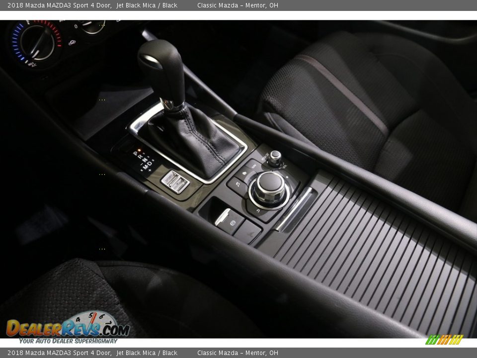 2018 Mazda MAZDA3 Sport 4 Door Jet Black Mica / Black Photo #12