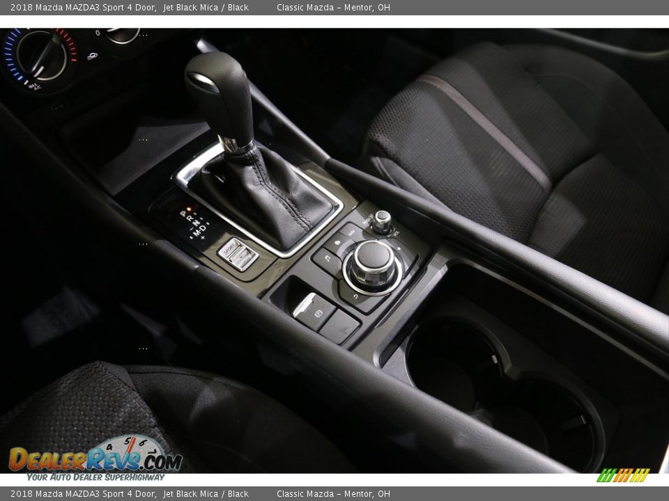 2018 Mazda MAZDA3 Sport 4 Door Jet Black Mica / Black Photo #13