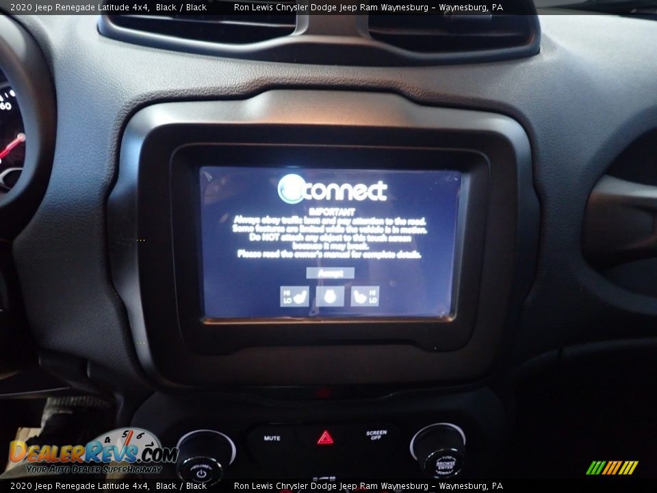 2020 Jeep Renegade Latitude 4x4 Black / Black Photo #15