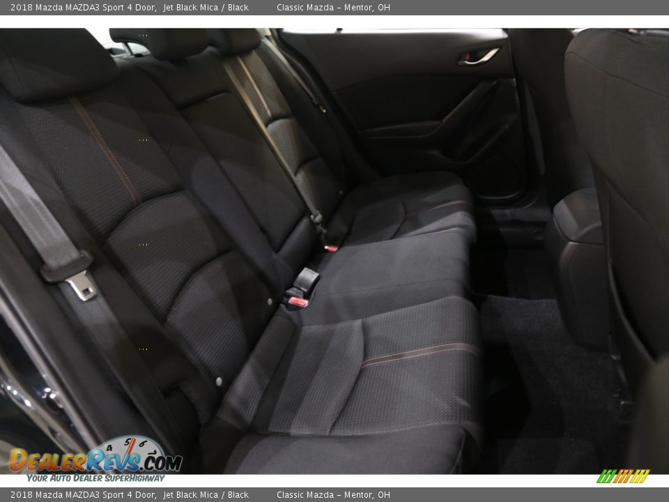 2018 Mazda MAZDA3 Sport 4 Door Jet Black Mica / Black Photo #15