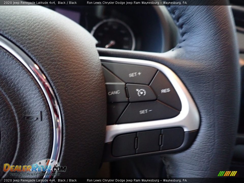 2020 Jeep Renegade Latitude 4x4 Black / Black Photo #18