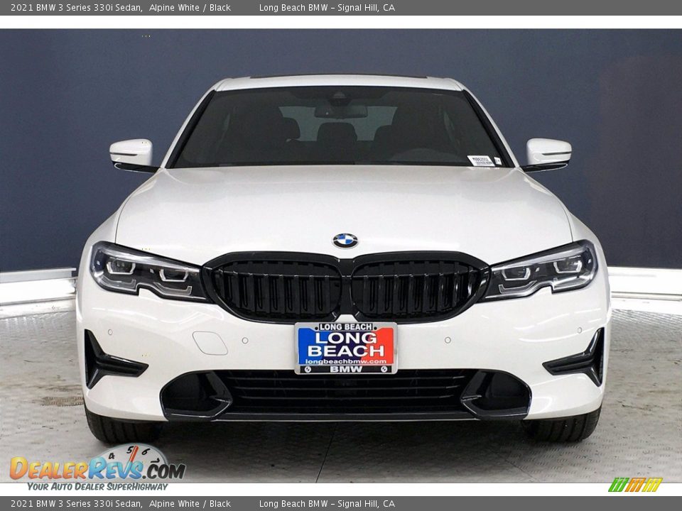 2021 BMW 3 Series 330i Sedan Alpine White / Black Photo #2