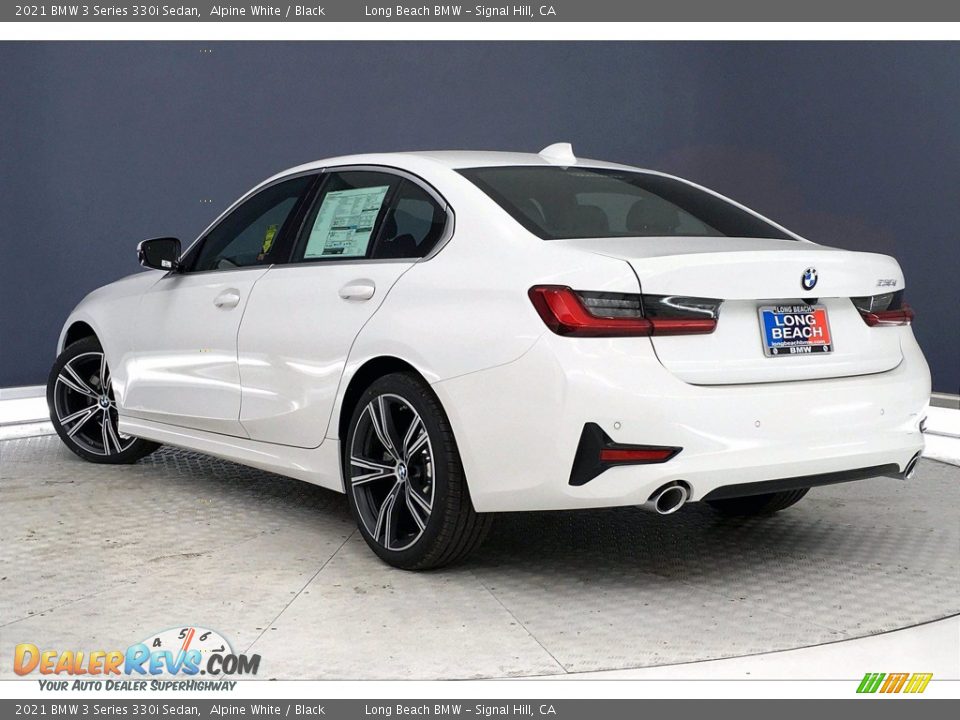 2021 BMW 3 Series 330i Sedan Alpine White / Black Photo #3