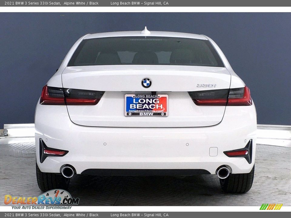 2021 BMW 3 Series 330i Sedan Alpine White / Black Photo #4