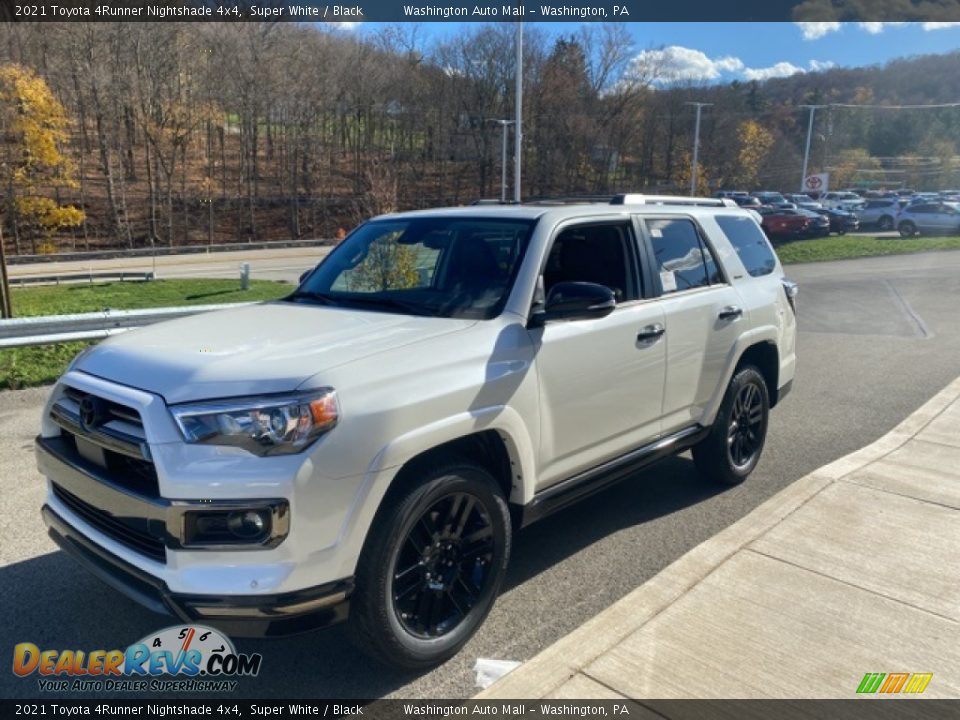 2021 Toyota 4Runner Nightshade 4x4 Super White / Black Photo #12