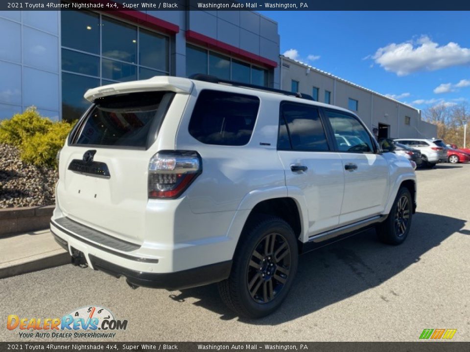 2021 Toyota 4Runner Nightshade 4x4 Super White / Black Photo #13